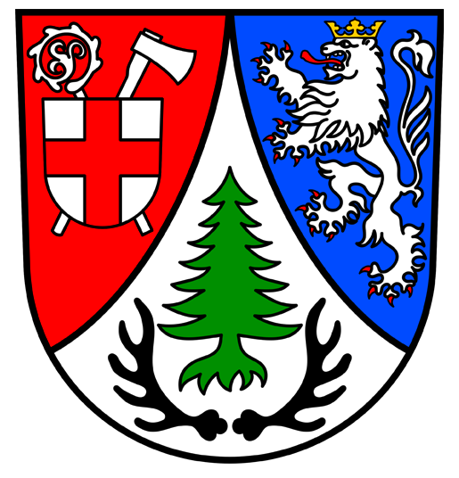 Wappen der Gemeinde Weiskirchen und Link zur Startseite